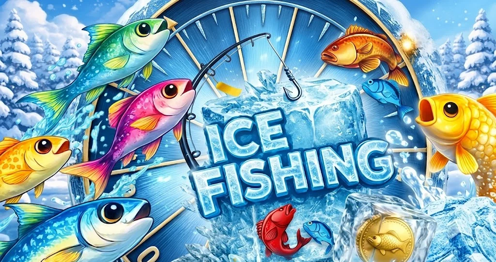 Ice Fishing Pokie Banner